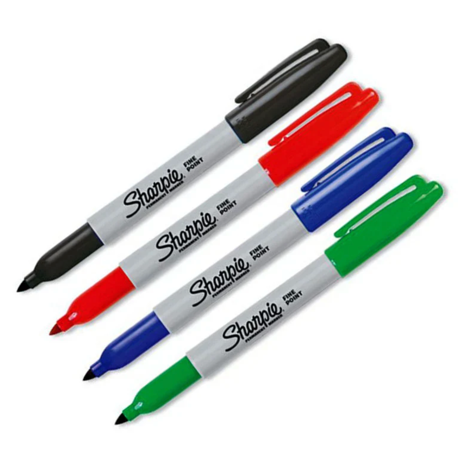 Blister assorti de 4 marqueurs Sharpie Fine Point