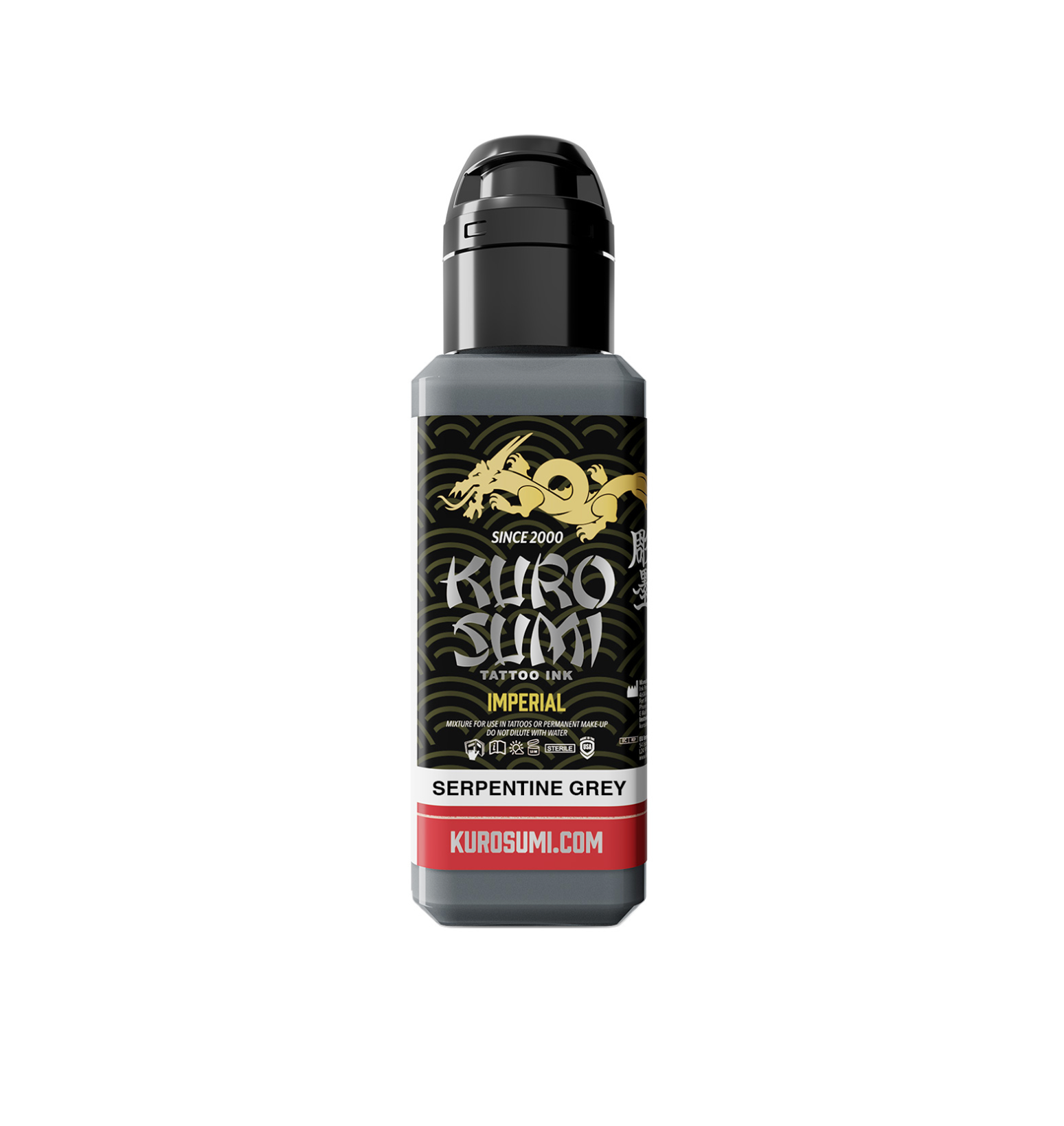 Kuro Sumi Imperial Tattoo Ink - Serpentine Grey
