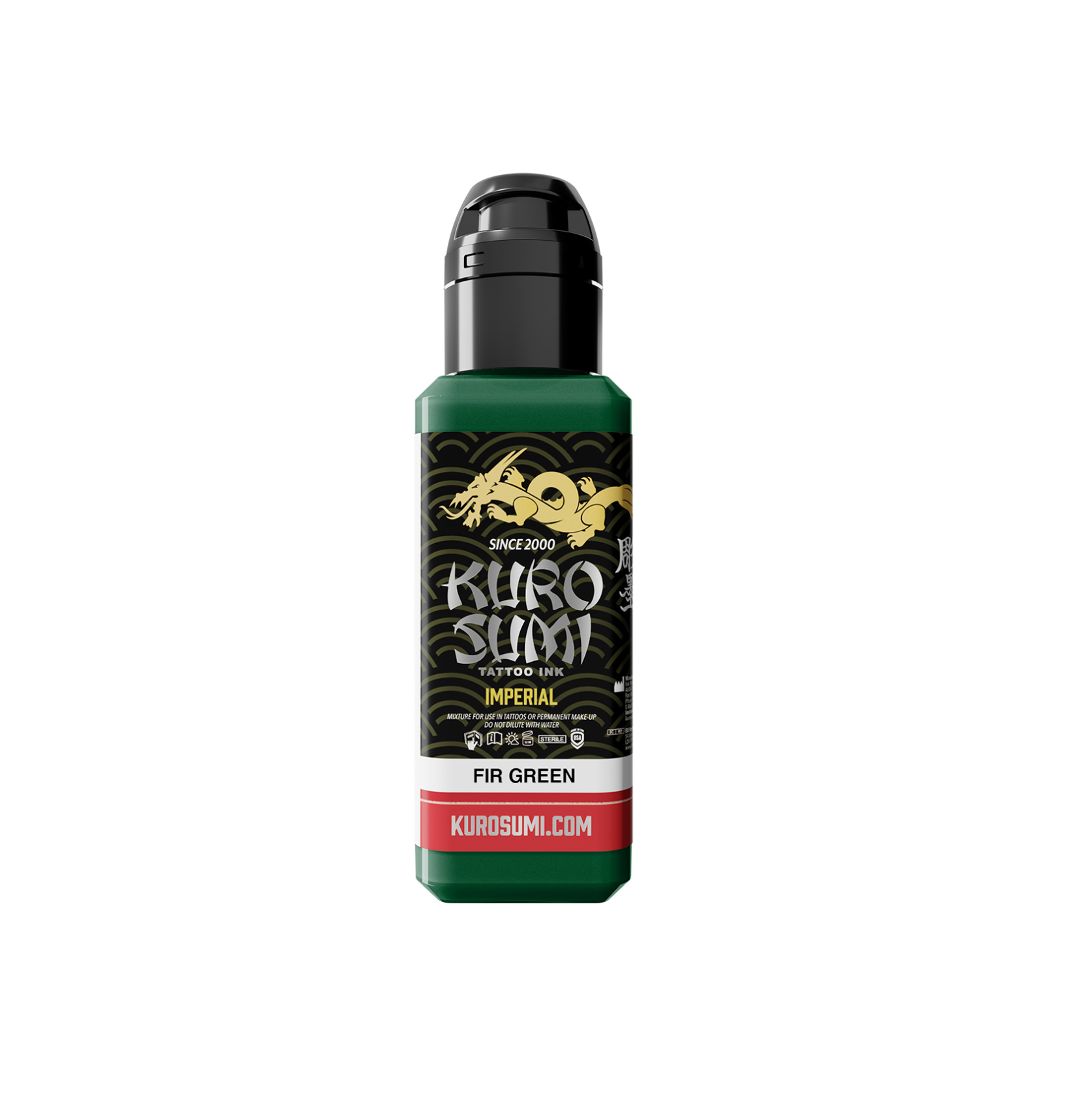 Kuro Sumi Imperial Tattoo Ink - Fir Green