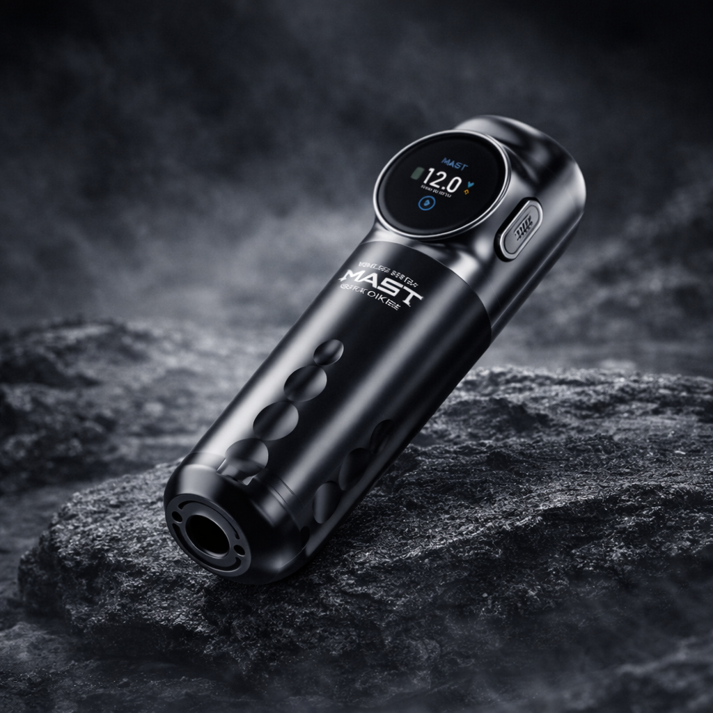 Dragonhawk Mast Archer S Tattoo Pen Machine - Grey & Black - 4.2mm Stroke
