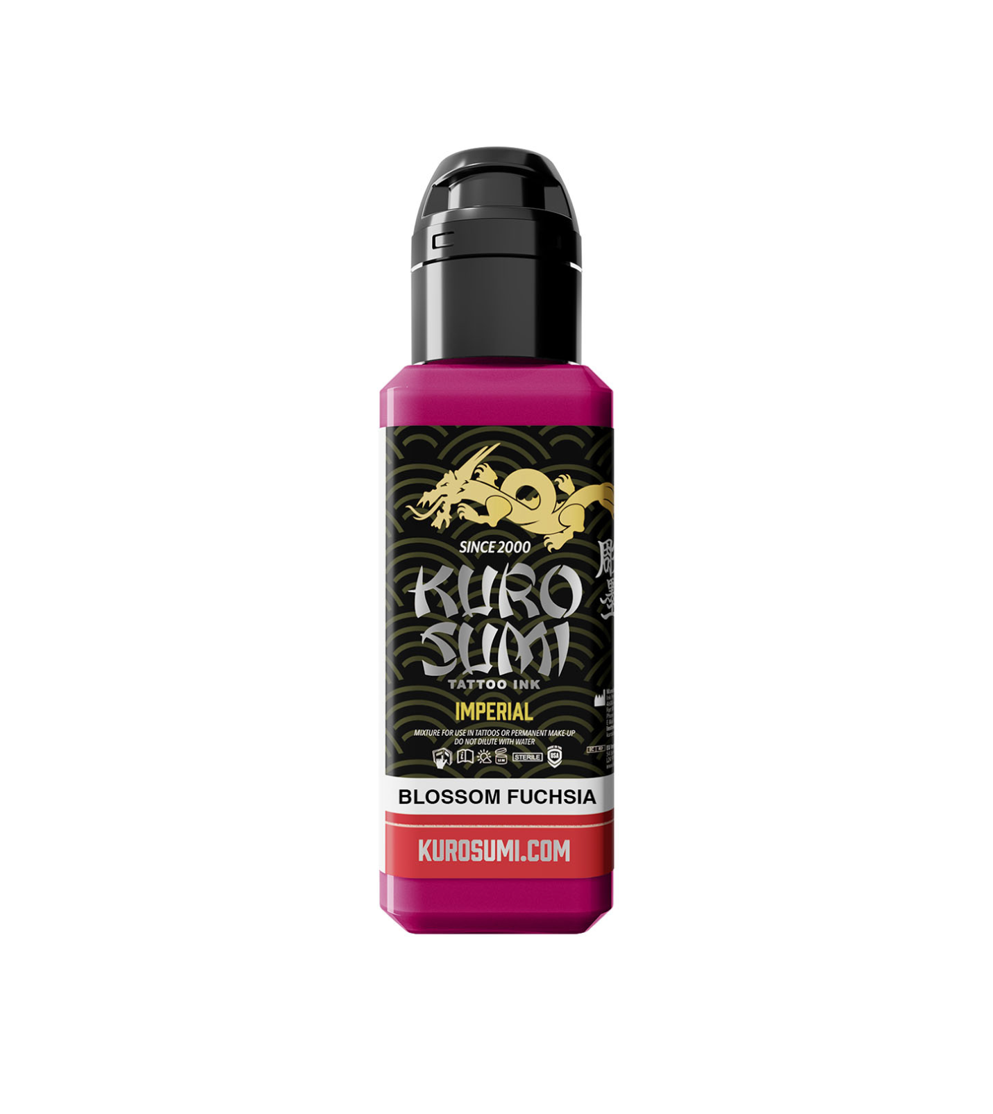 Kuro Sumi Imperial Tattoo Ink - Blossom Fuchsia