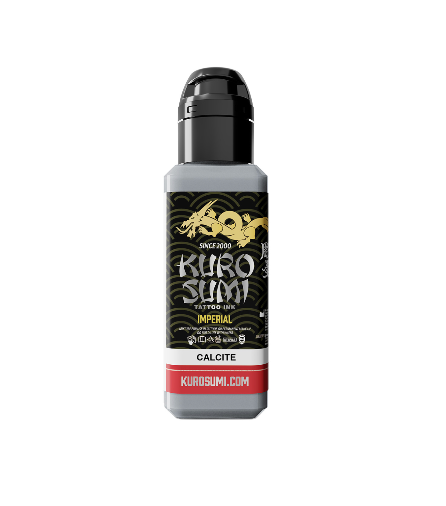 Kuro Sumi Imperial Tattoo Ink - Calcite Grey