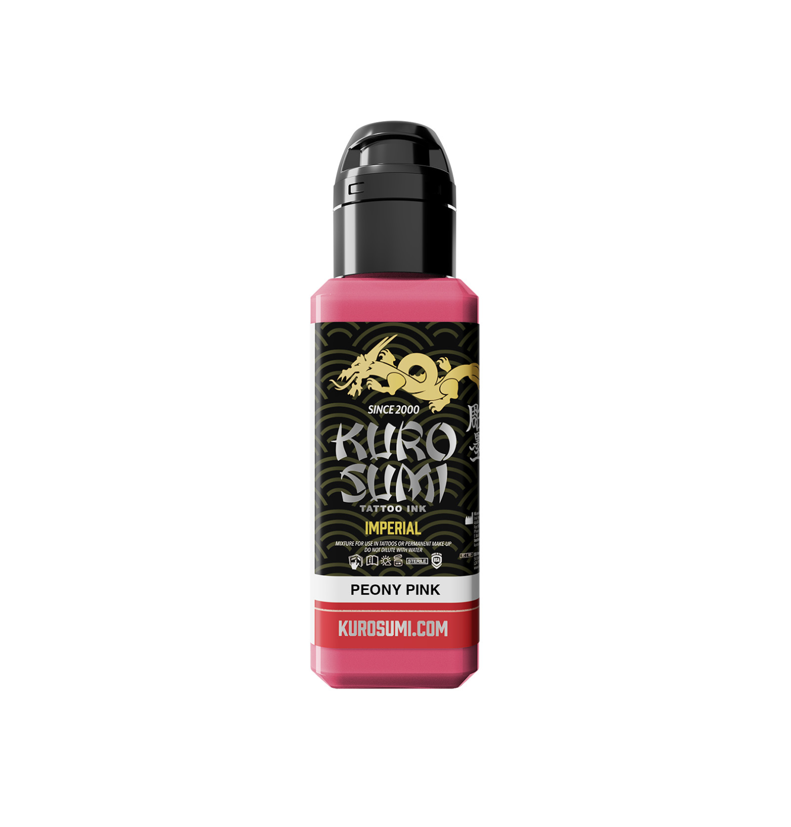 Kuro Sumi Imperial Tattoo Ink - Peony Pink