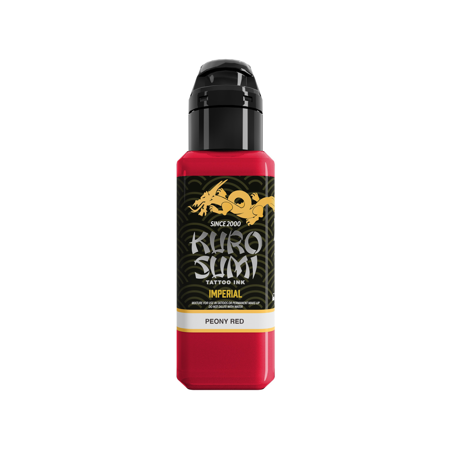 Kuro Sumi Imperial Tattoo Ink - Peony Red