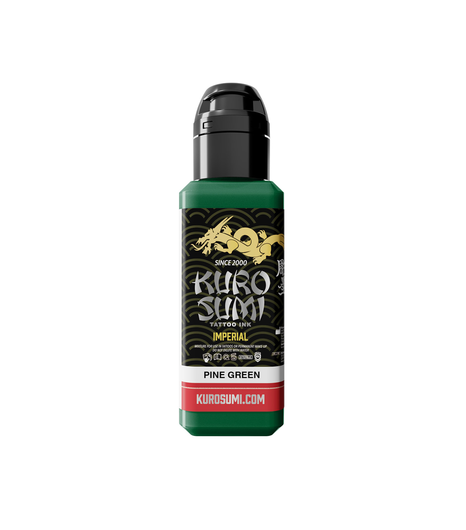 Kuro Sumi Imperial Tattoo Ink - Pine Green