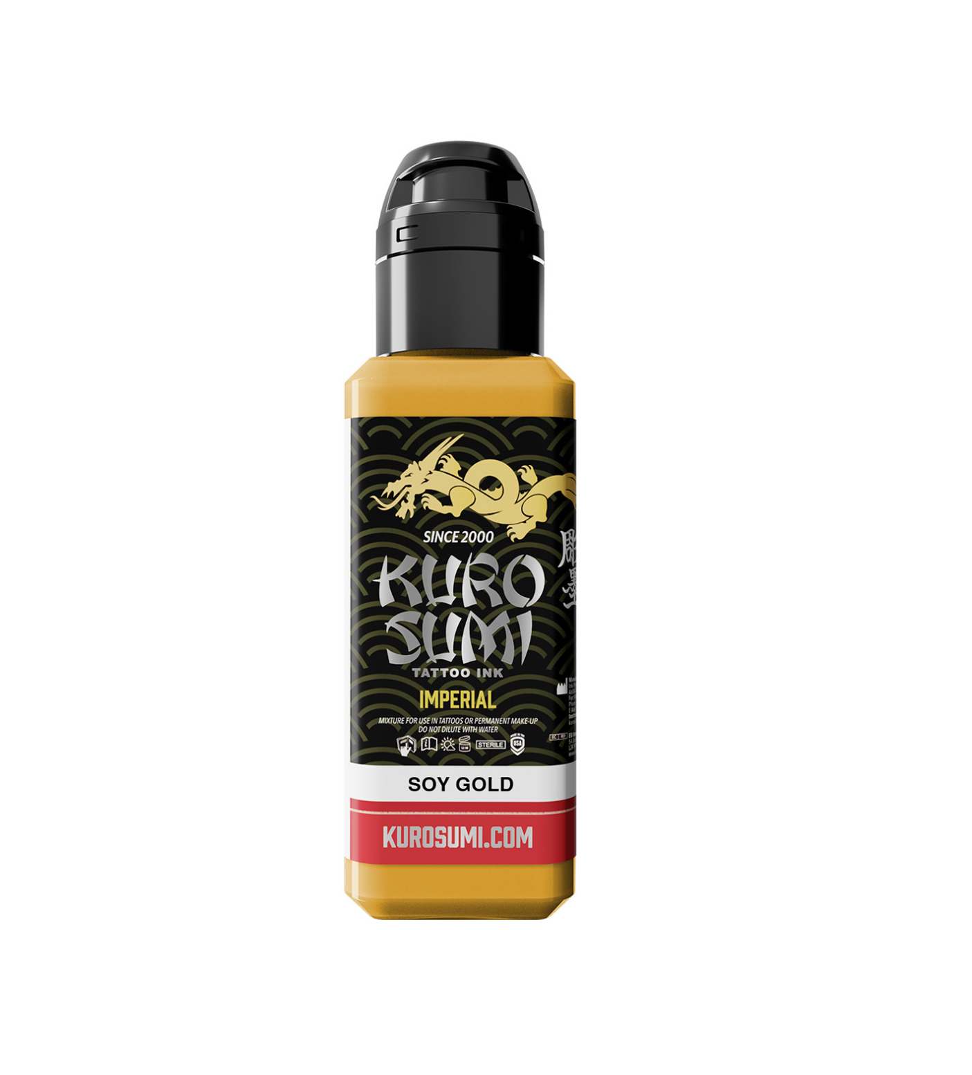 Kuro Sumi Imperial Tattoo Ink - Soy Gold