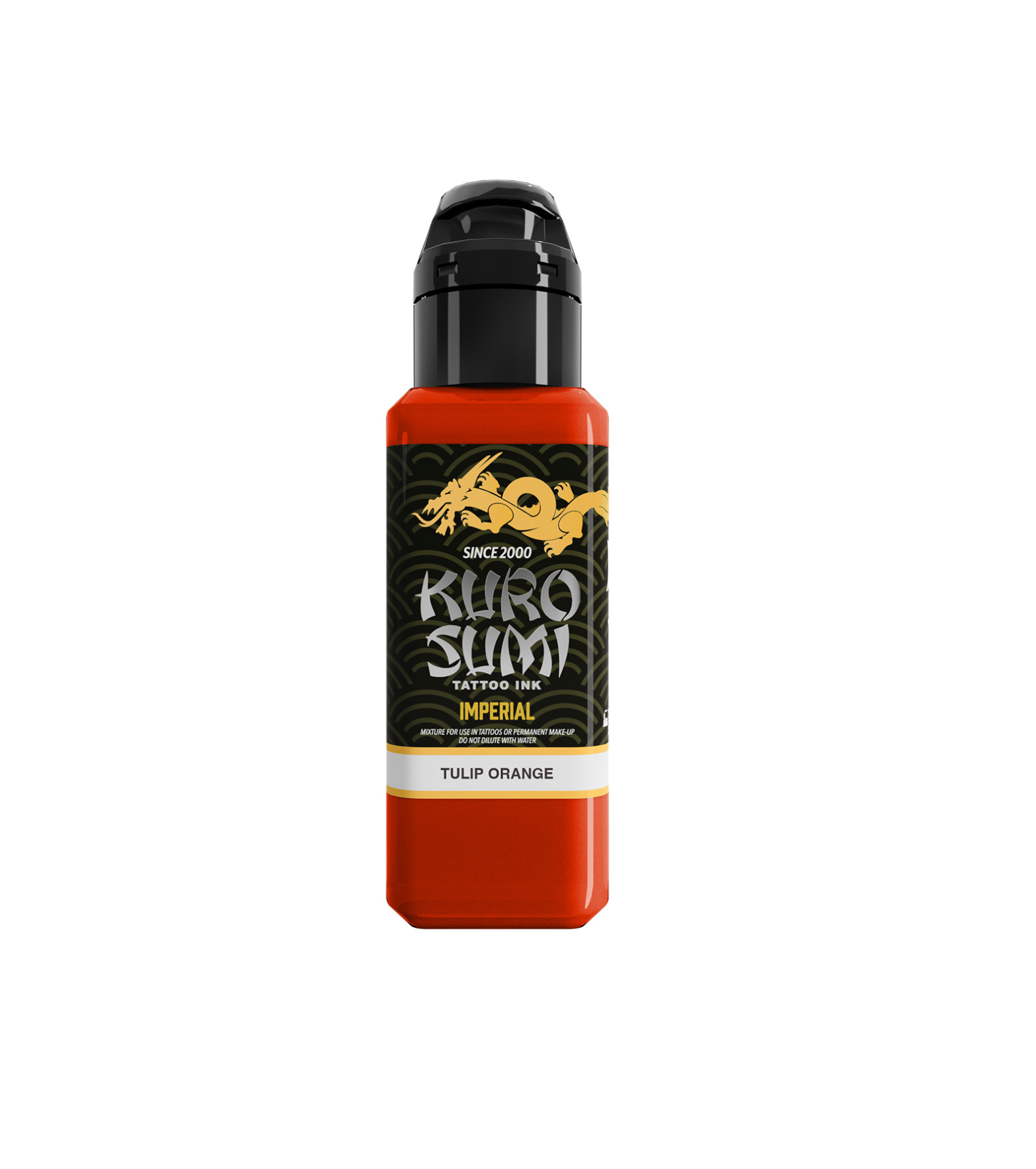 Kuro Sumi Imperial Tattoo Ink - Tulip Orange