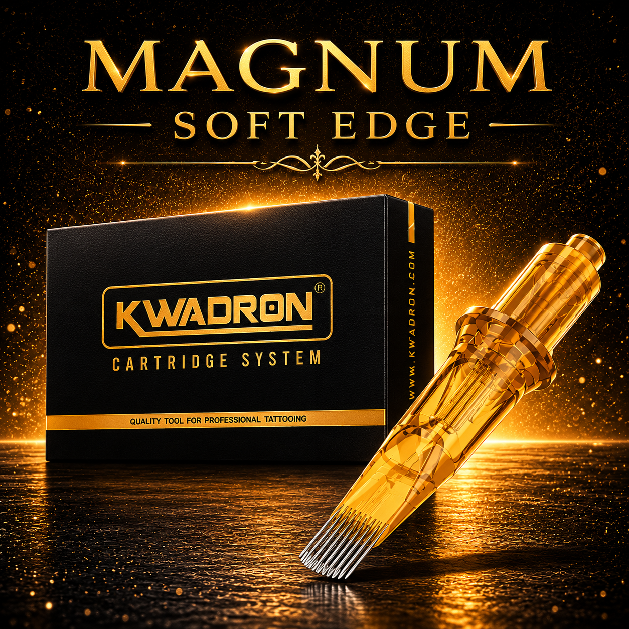 Box of 20 Kwadron Cartridges Long Taper - Soft Edge Magnum