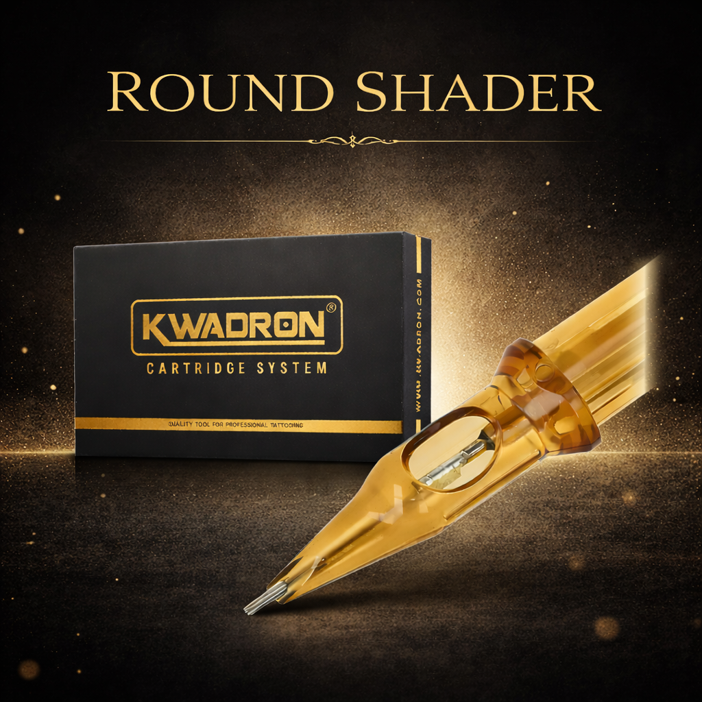 Box of 20 Kwadron Cartridges Long Taper - Round Shader