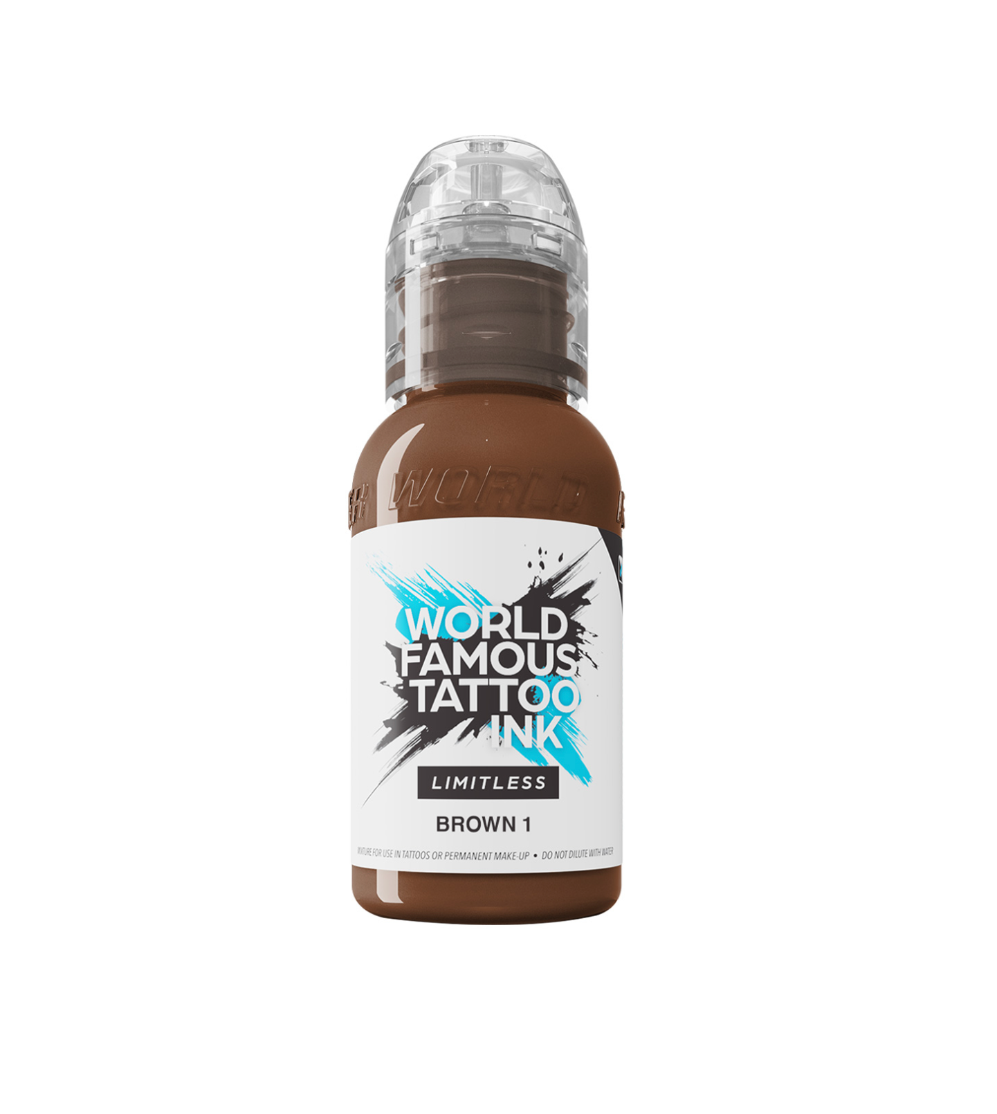 World Famous Limitless Tattoo Ink - Brown 1