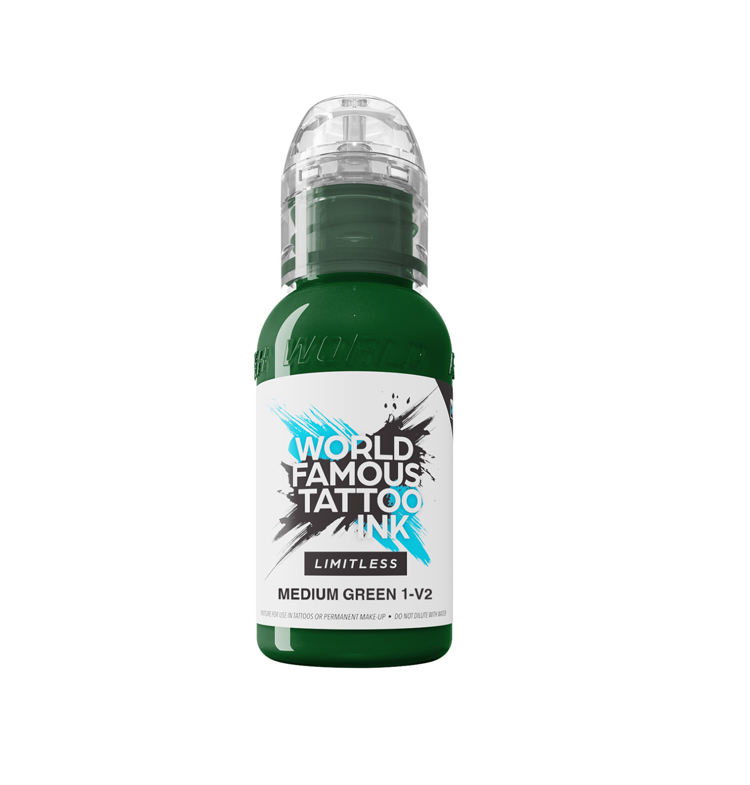 World Famous Limitless Tattoo Ink - Medium Green 1