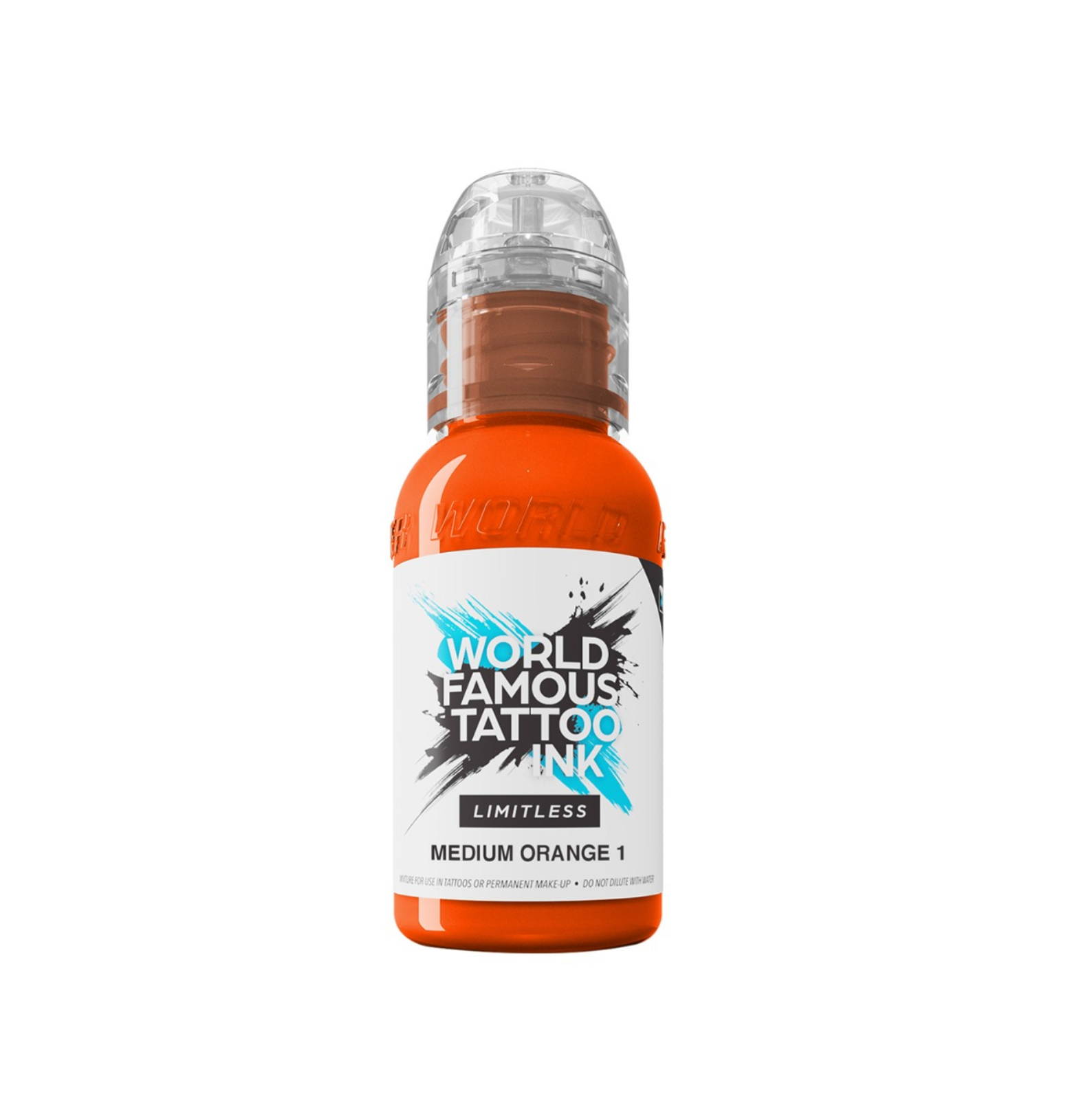 World Famous Limitless Tattoo Ink - Medium Orange 1